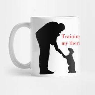 Training is my therapy Mug